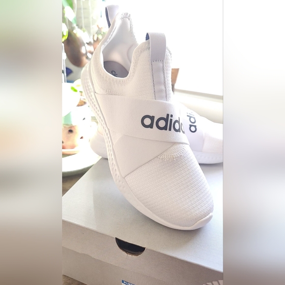 Adidas Puremotion Adapt Slip On White Shoes - Picture 3 of 7